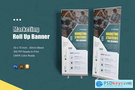 Marketing Business Workshop Roll Up Banner