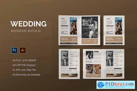 Wedding Planner - Bifold Brochure