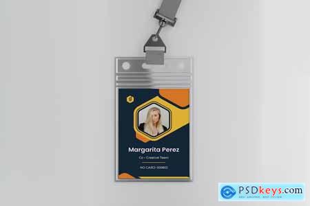 ID Card PSD Mockup