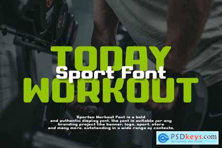 Sportex Workout Font