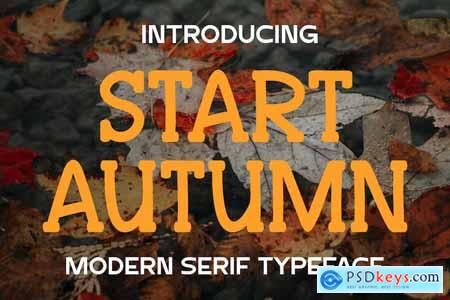 Start Autumn - Modern Serif Typeface