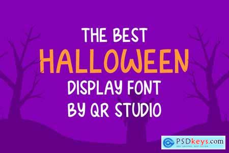 Halloween Orange Font