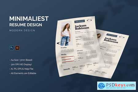 Minimaliest - Resume Template