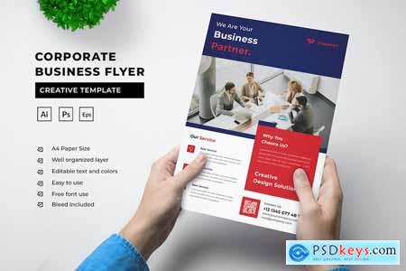 Corporate Business Flyer Template LDJNH46