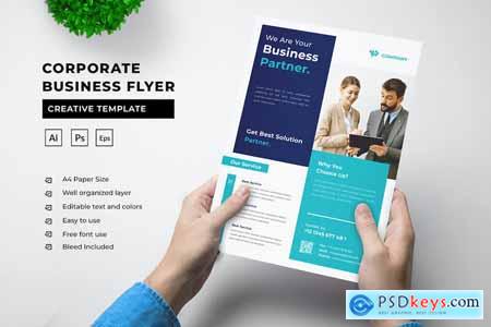 Corporate Business Flyer Template 5DZNP8F