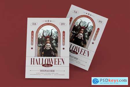 Halloween Party Flyer YHT7Y83