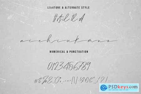 Molthe Modern Signature Font