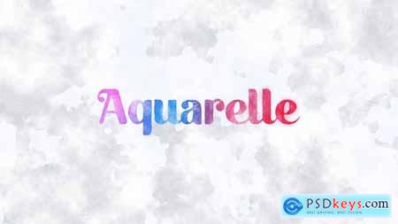Aquarelle Typography 47547499