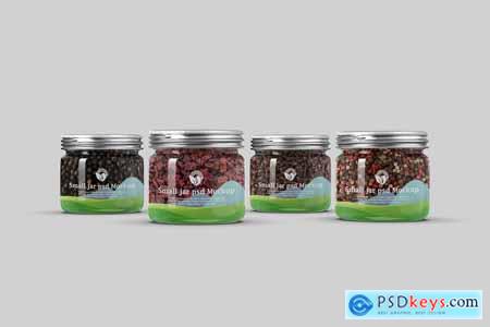 Glass Jar Label Mockups