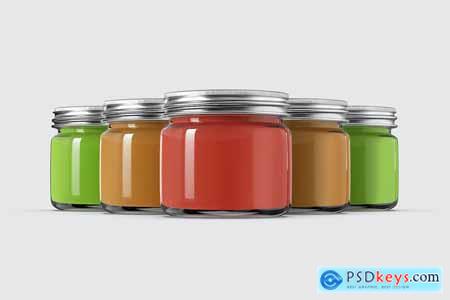 Glass Jar Label Mockups