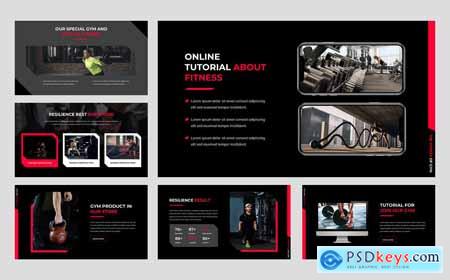 Resilience - GYM & Fitness PowerPoint Template