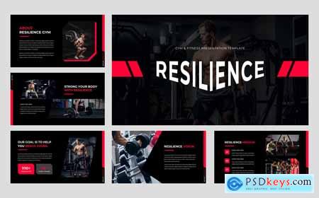 Resilience - GYM & Fitness PowerPoint Template