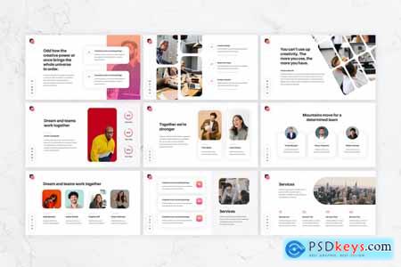 Swoosh - Pitch Deck PowerPoint Template