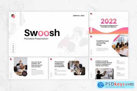 Swoosh - Pitch Deck PowerPoint Template