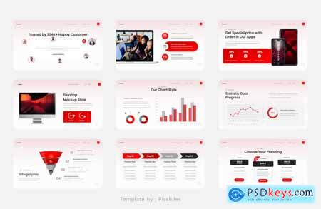 Redtech - Red Technology Powerpoint Template
