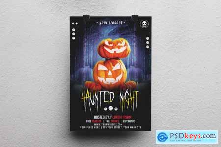 Halloween Party Flyer BQL4PTR