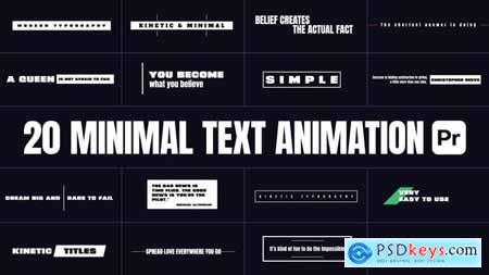 Minimal Text Animation for Premiere Pro 47267857