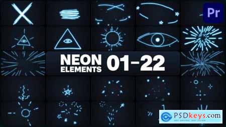 Neon Elements for Premiere Pro 47314500