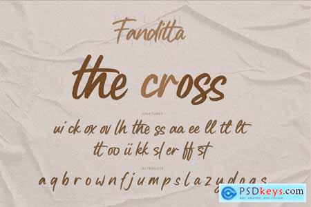 Fanditta - Brush Font