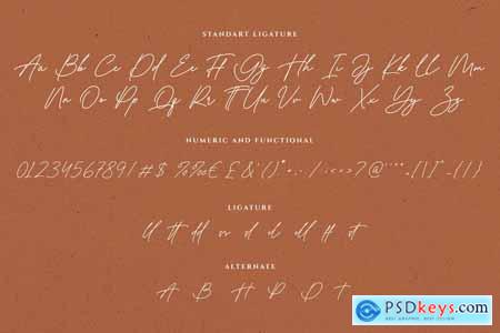 Bella Hestina Handwritten Font