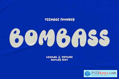 TF Bombass – Groovy Display Font