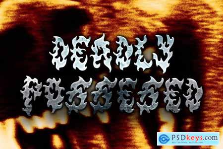 TF Voide Murdered Death Metal Font