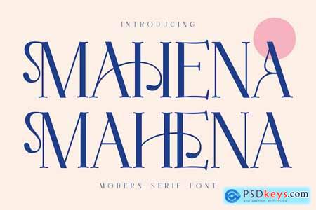 Mahena Modern Serif Font