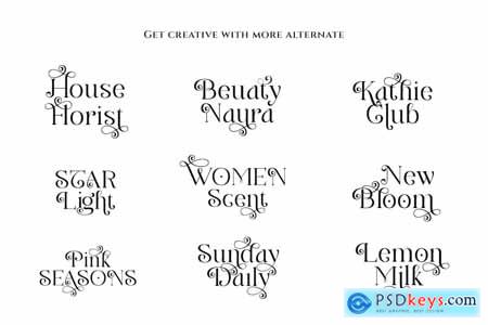 Helena Diary Beautiful Serif Font