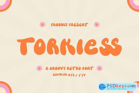 Torkless - A Groovy Retro Font