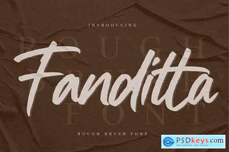 Fanditta - Brush Font