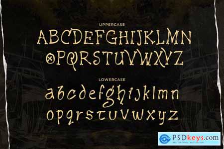 Pirate Master - A Pirate Display Font