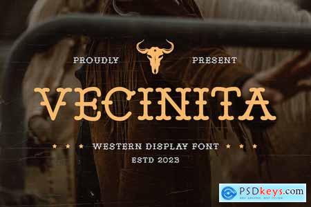 Vecinita - Western Display Font
