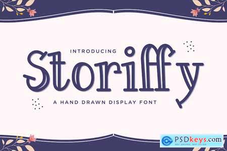 Storiffy - A Hand Drawn Display Font