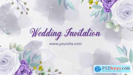 Romantic Wedding Invitation 47578395