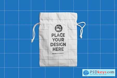 Linen Pouch Mockup