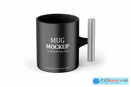 Mug with Wooden Handle Mockups