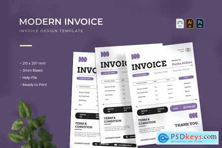 Modern - Invoice