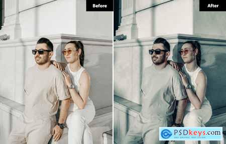 6 Pearl look Lightroom and Photoshop Presets