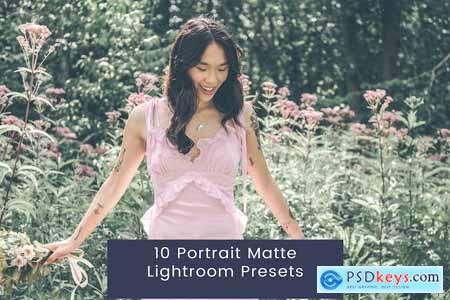 10 Portrait Matte Lightroom Presets