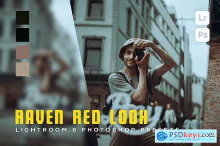 6 Raven red look Lightroom and Photoshop Presets