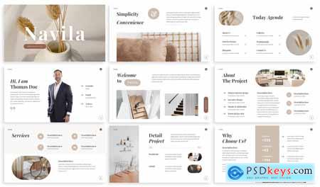 Navila - Interior Design Powerpoint Template