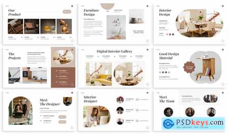 Navila - Interior Design Google Slides Template