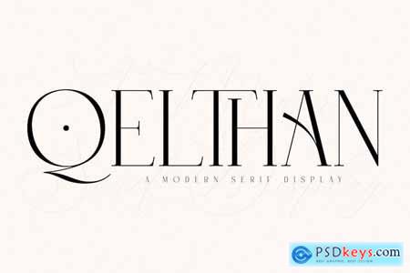 Qelthan A Modern Serif Display