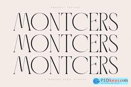 Montcers A Modern Serif Display Font