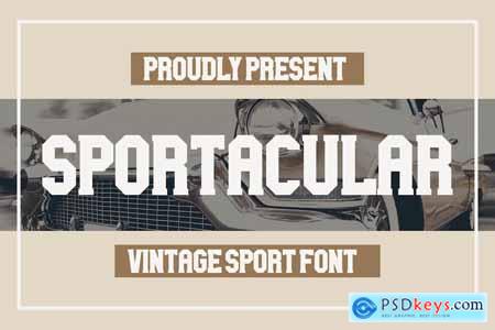 Sportacular - Vintage Sport Font