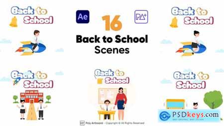 Back to School Scenes For After Effects 47596699