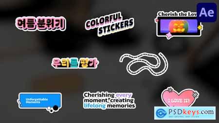 Colorful Stickers for After Effects 47602739