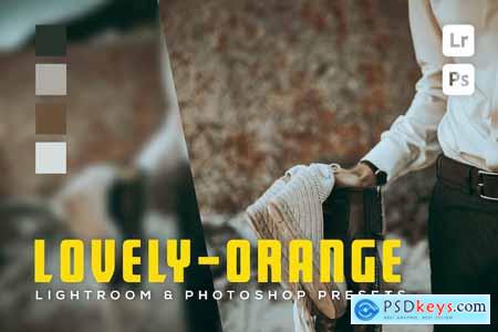 6 Lovely-Orange lightroom and Photoshop Presets