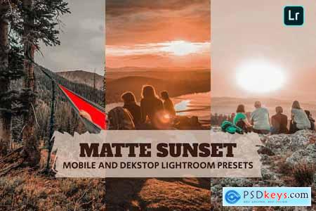 Matte Sunset Lightroom Presets Dekstop and Mobile