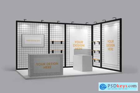 Booth Exhibition Mock Up